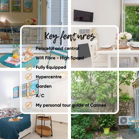 Le Bosquet - Quiet - Hypercentre - Ac - Garden Appartement